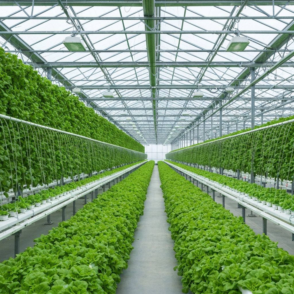 Hi-tech Polyhouse Installation