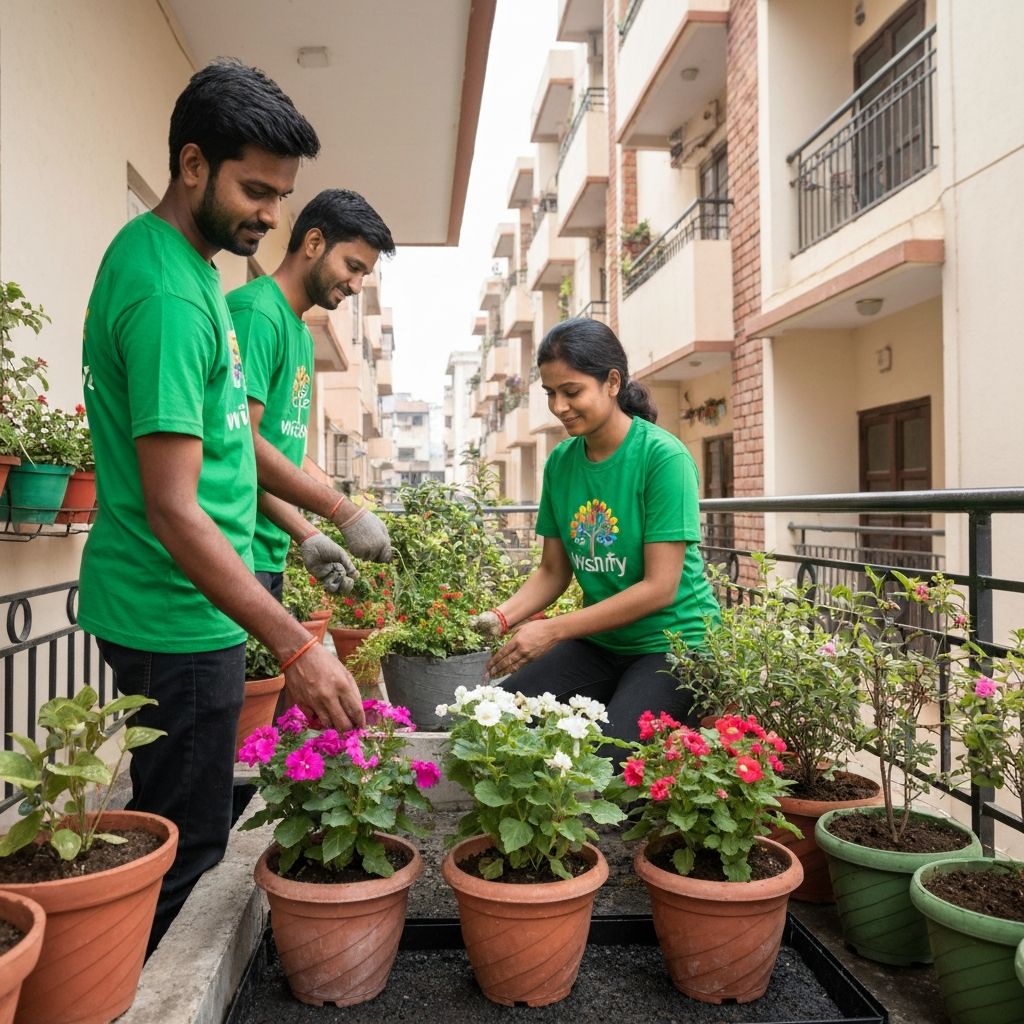 Balcony Gardens - Wishfy Landscape Services